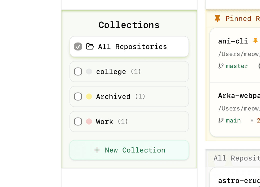 Screenshot 3 of gitmap